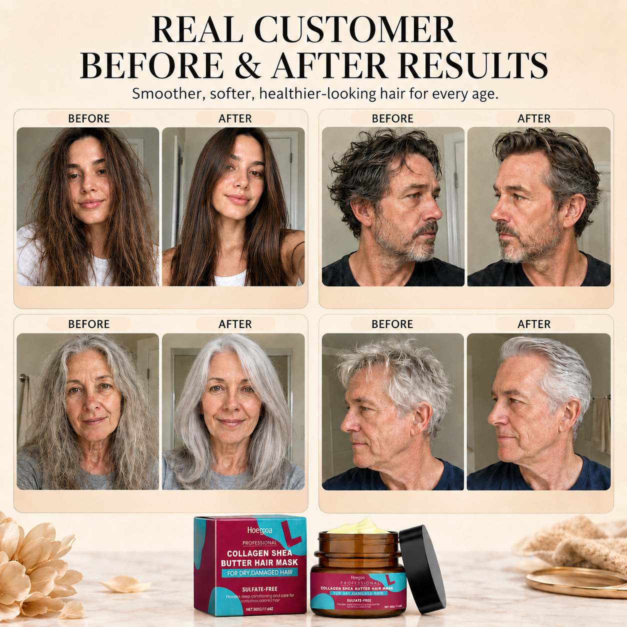 Hoegoa Collagen Shea Butter Hair Mask - CYH