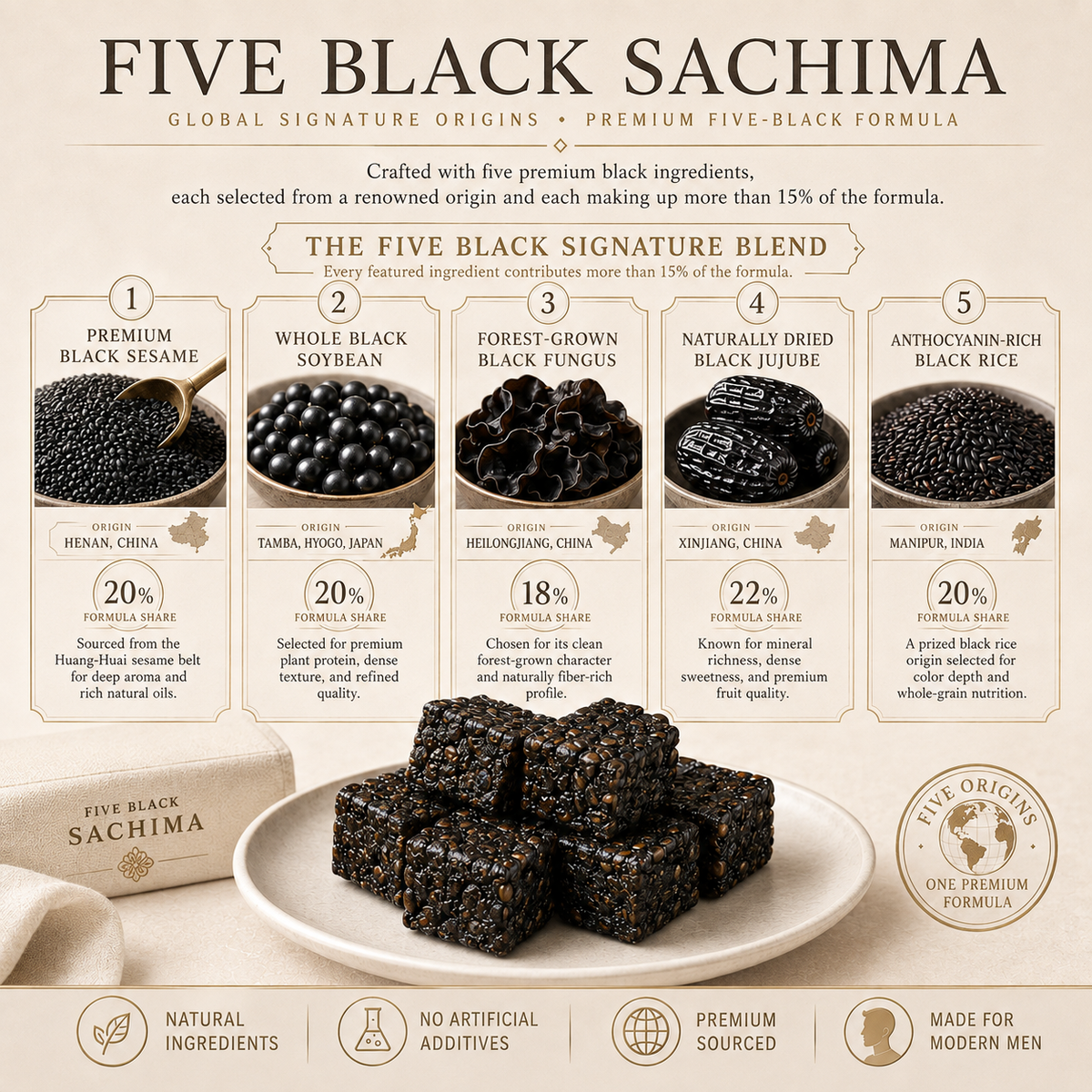 Five Black Sachima - TH