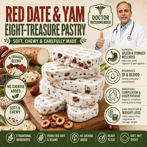 Red Date & Yam Eight-Treasure Pastry – 4-Way Wellness Support - CYH