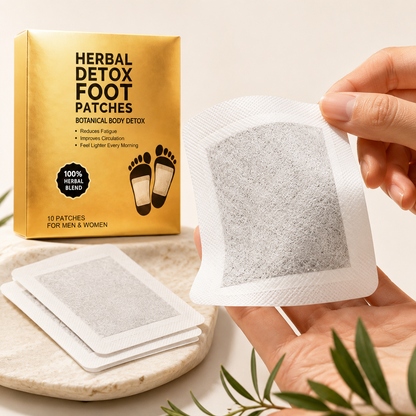 Herbal Detox Foot Patches – Overnight Botanical Foot Care for a Fresher Morning - CYH