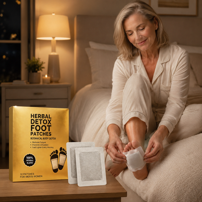 Herbal Detox Foot Patches – Overnight Botanical Foot Care for a Fresher Morning - CYH