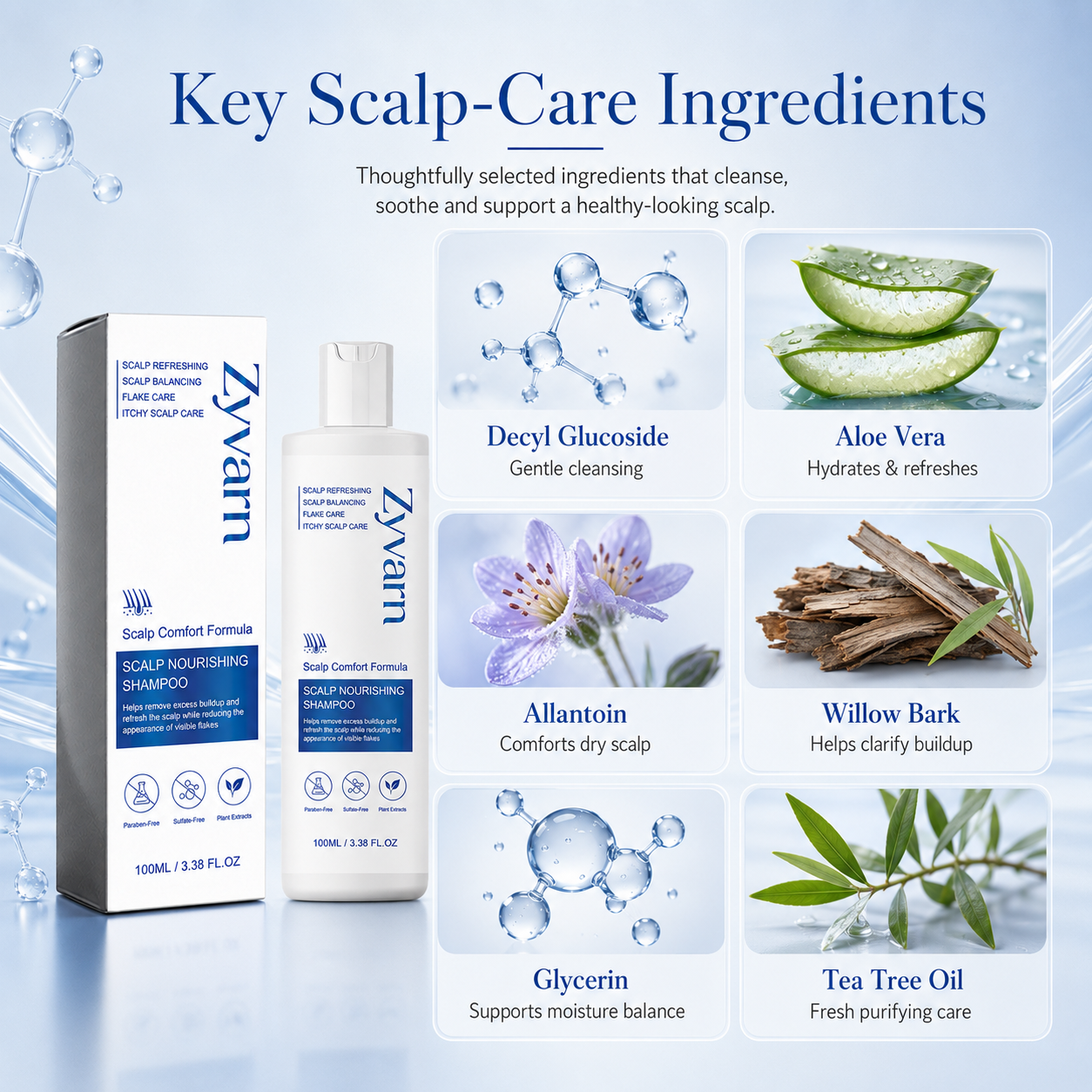 Zyvarn Scalp Nourishing Shampoo - CYH