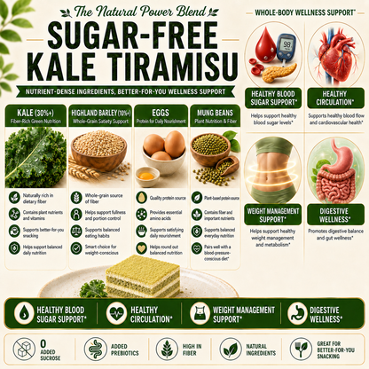 Sugar-Free Kale Tiramisu - TH