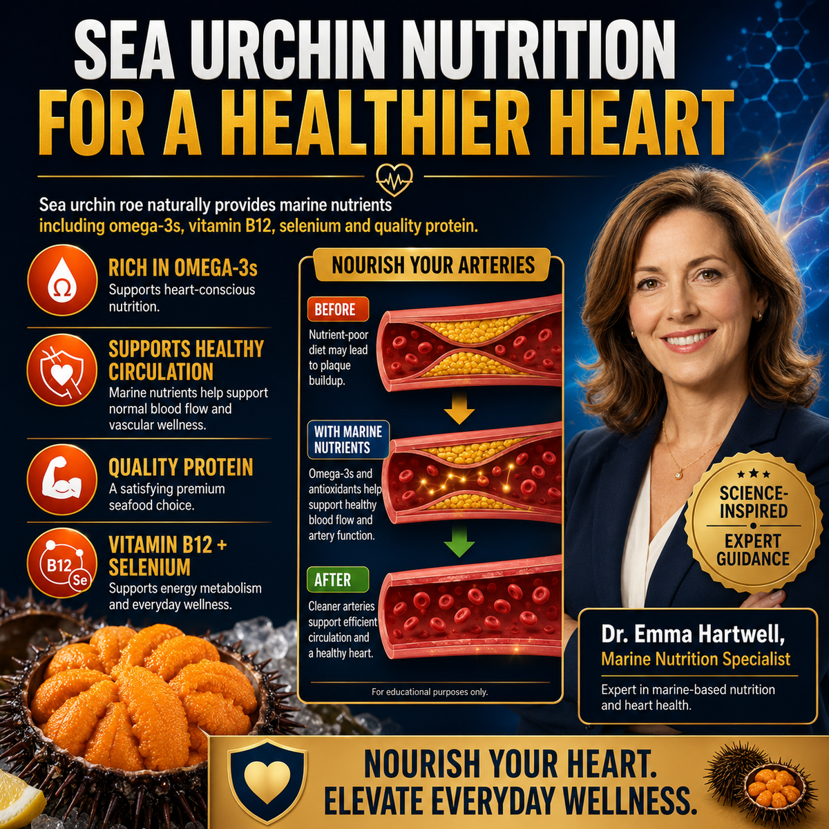 High Protein. Rich in Omega-3, B12, Selenium & Zinc — Heart-Conscious & Weight-Management Friendly  -  CYH
