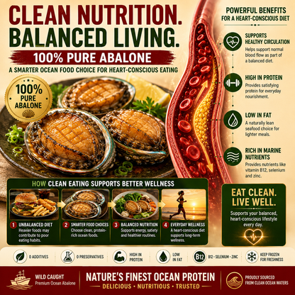 Premium Australian Abalone — High Protein · Low Fat · Rich in Ocean Nutrients - CYH