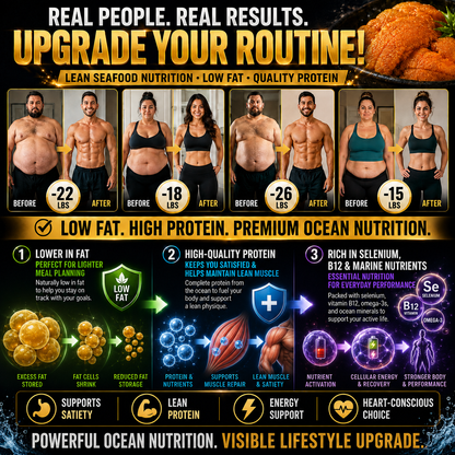 High Protein. Rich in Omega-3, B12, Selenium & Zinc — Heart-Conscious & Weight-Management Friendly  -  CYH