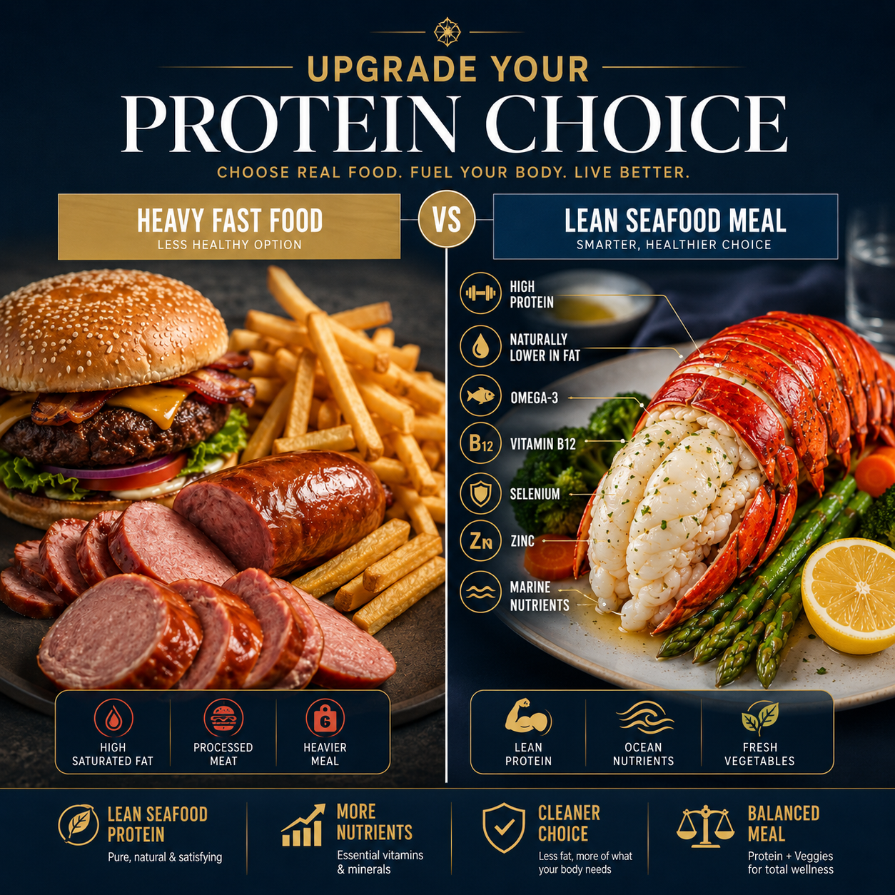 High in Protein · Naturally Low in Fat · Heart-Conscious · Weight-Management Friendly - CYH