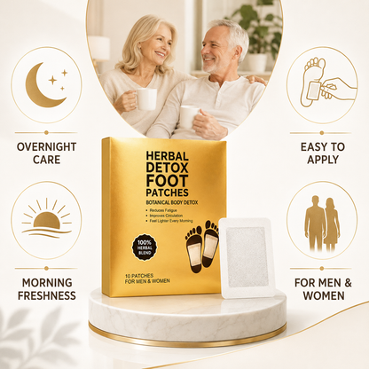 Herbal Detox Foot Patches – Overnight Botanical Foot Care for a Fresher Morning - CYH