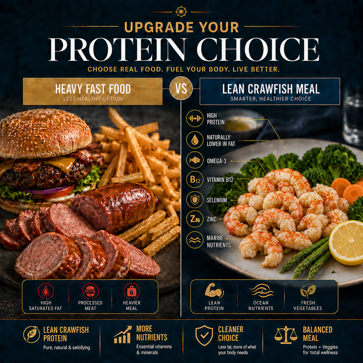 High in Protein · Naturally Low in Fat · Rich in Omega-3s · Weight-Management Friendly - CYH