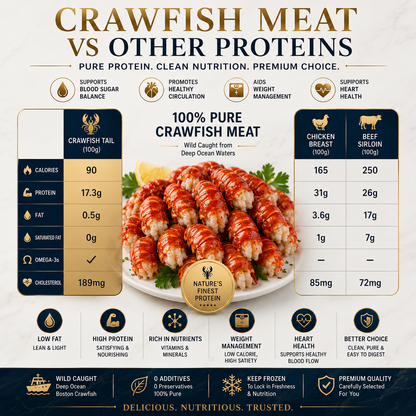 High in Protein · Naturally Low in Fat · Rich in Omega-3s · Weight-Management Friendly - CYH