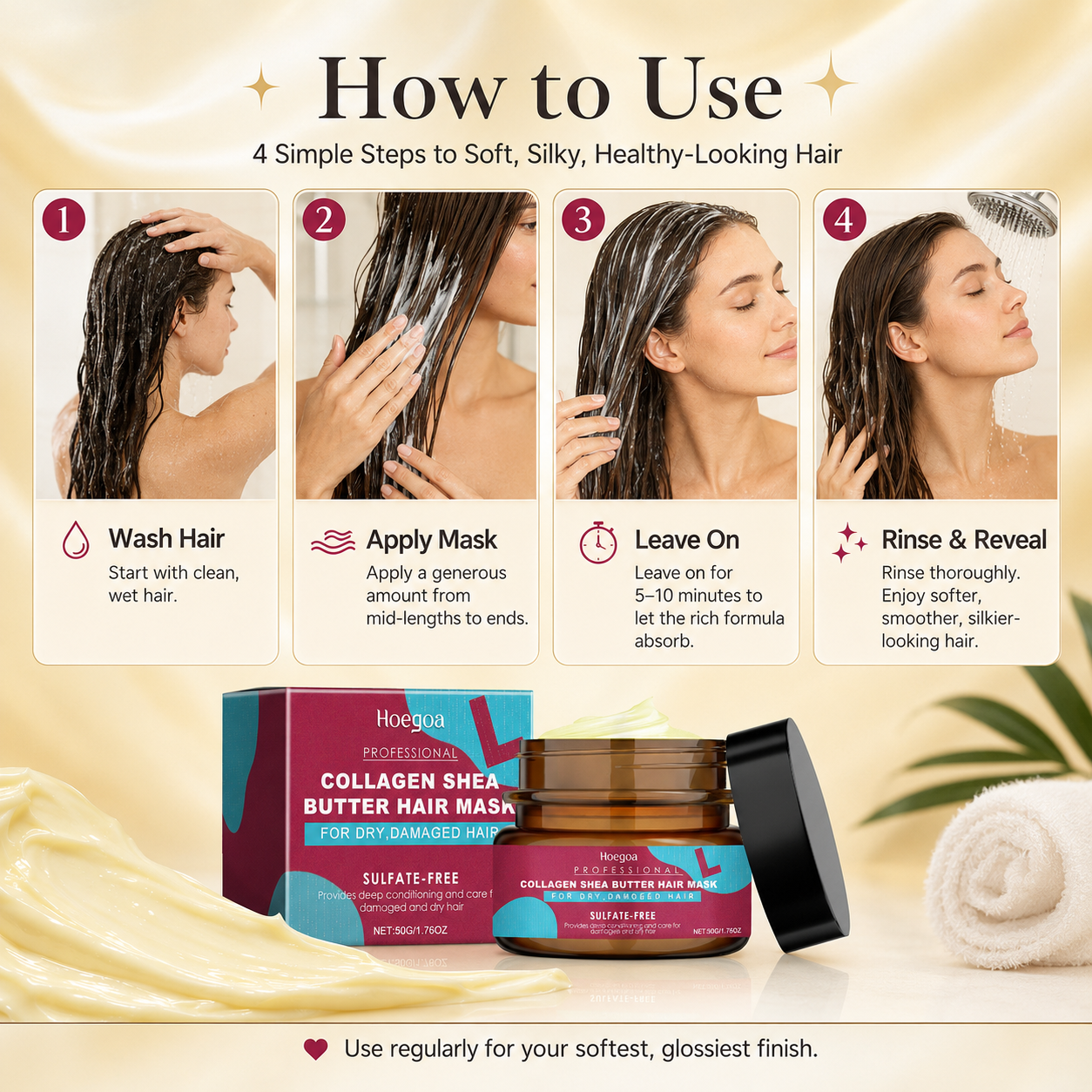 Hoegoa Collagen Shea Butter Hair Mask - CYH
