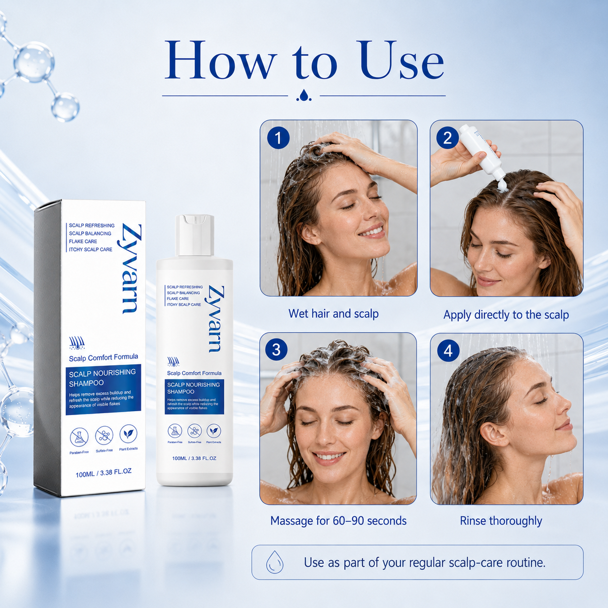 Zyvarn Scalp Nourishing Shampoo - CYH