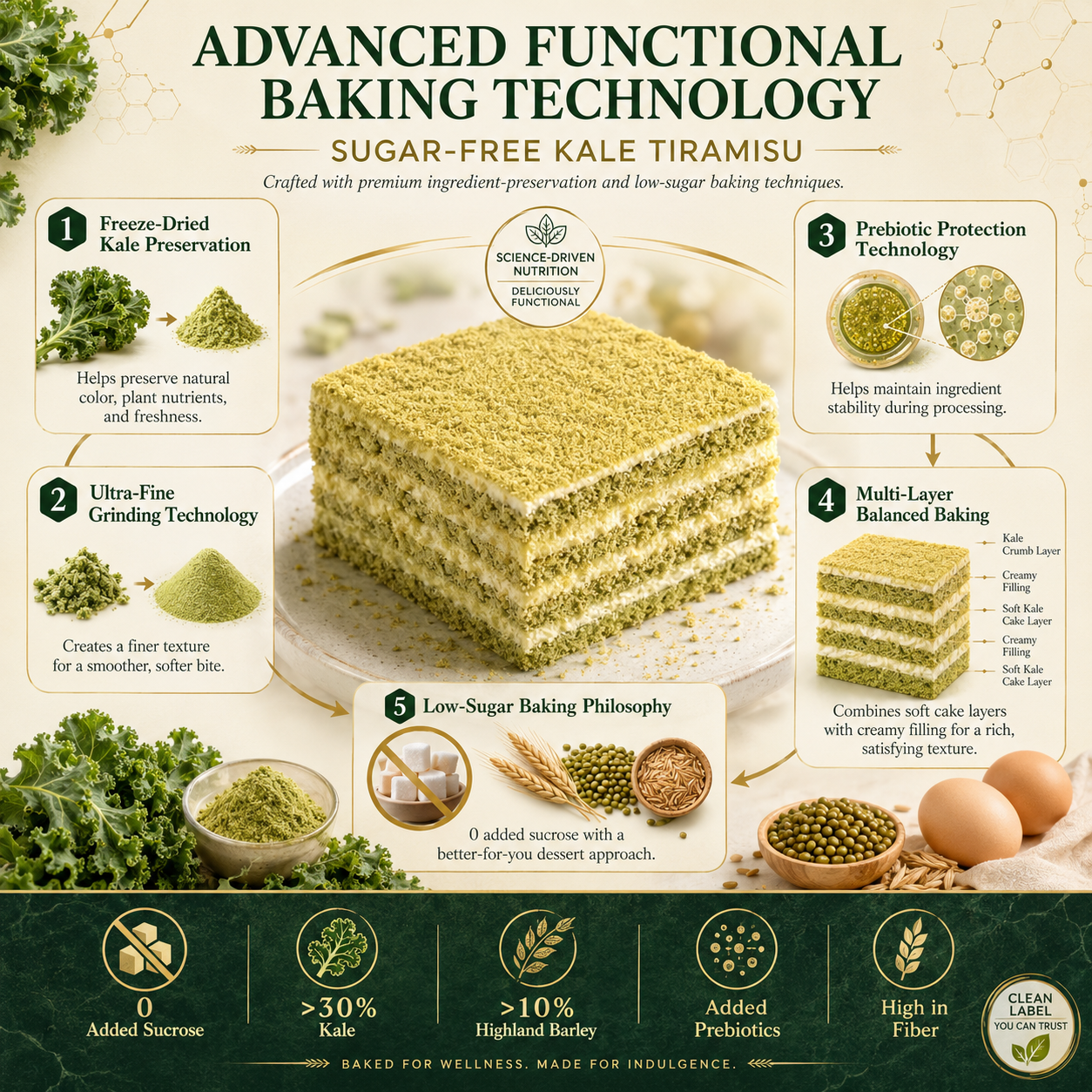 Sugar-Free Kale Tiramisu - TH