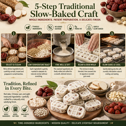 Red Date & Yam Eight-Treasure Pastry – 4-Way Wellness Support - CYH