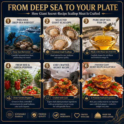 Deep sea Hokkaido scallop meat - TH