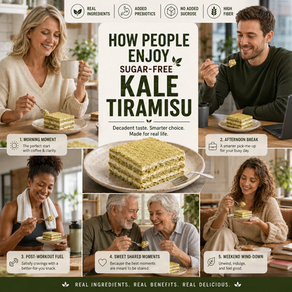 Sugar-Free Kale Tiramisu - TH