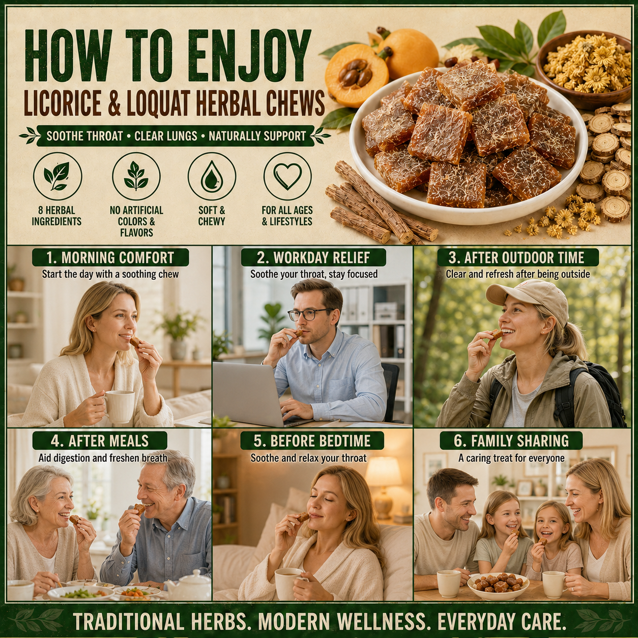 Licorice & Loquat Herbal Throat Chews - CYH