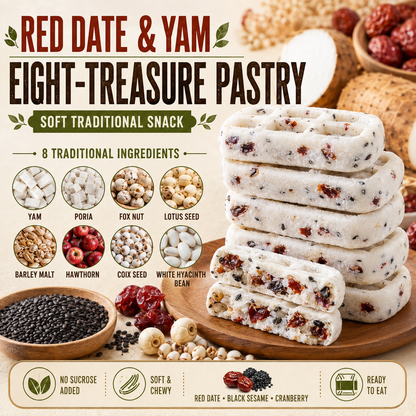 Red Date & Yam Eight-Treasure Pastry – 4-Way Wellness Support - CYH