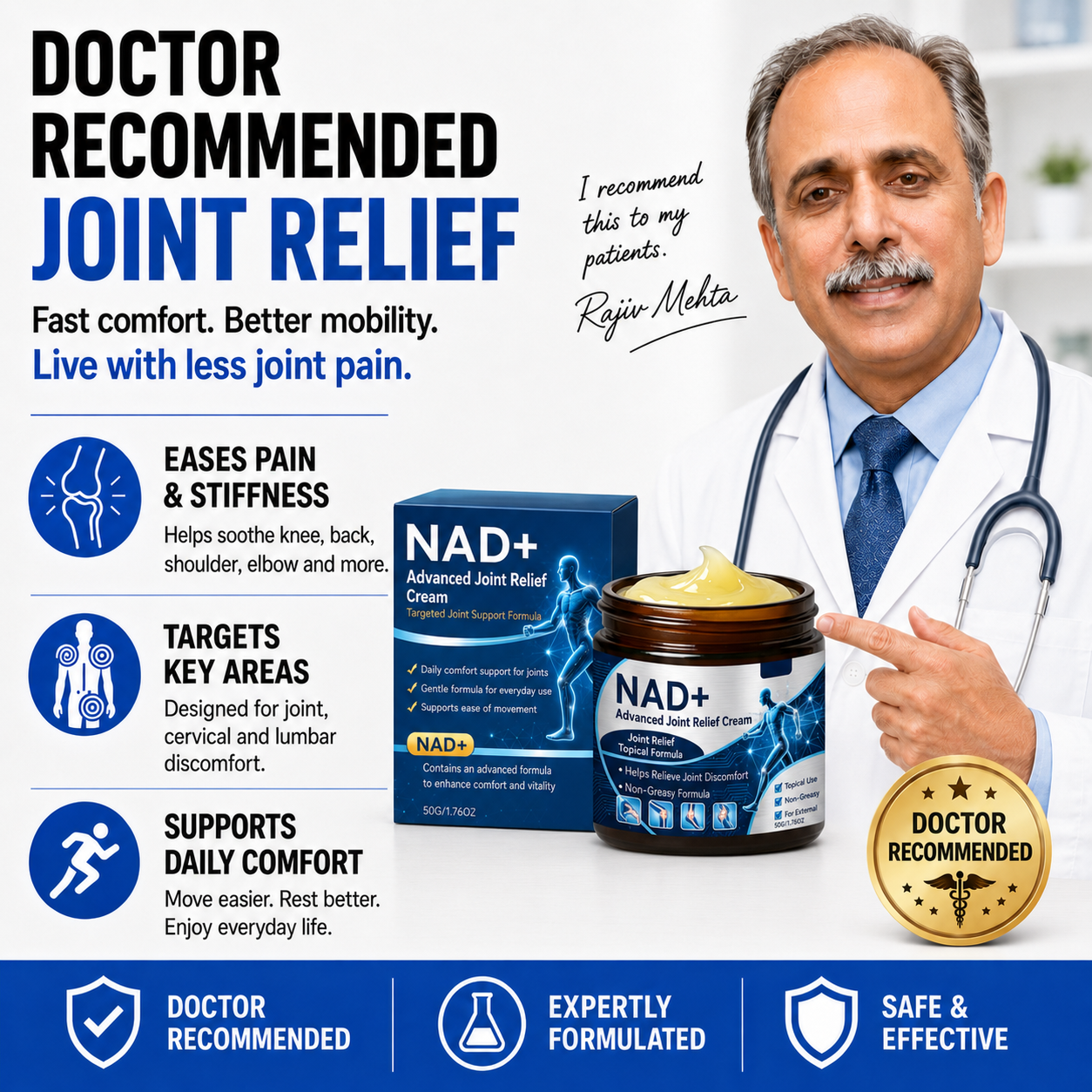 NAD+ Advanced Joint Relief Cream - TH