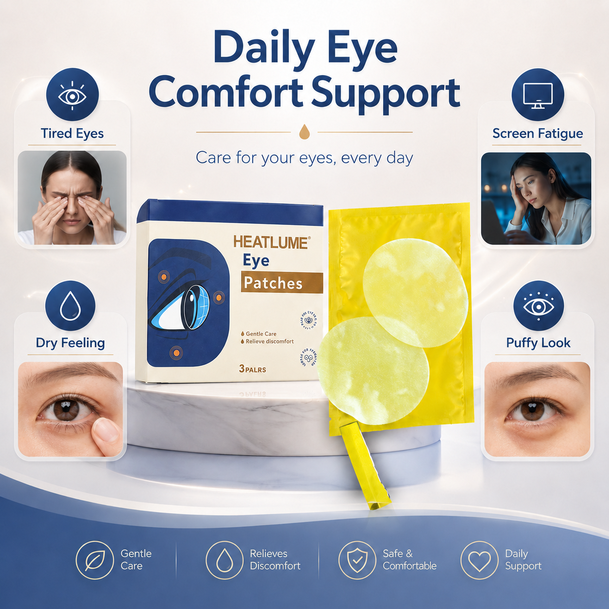 Unlock a clear view—relieve blurred vision with the Vision Support Eye Patch - TH