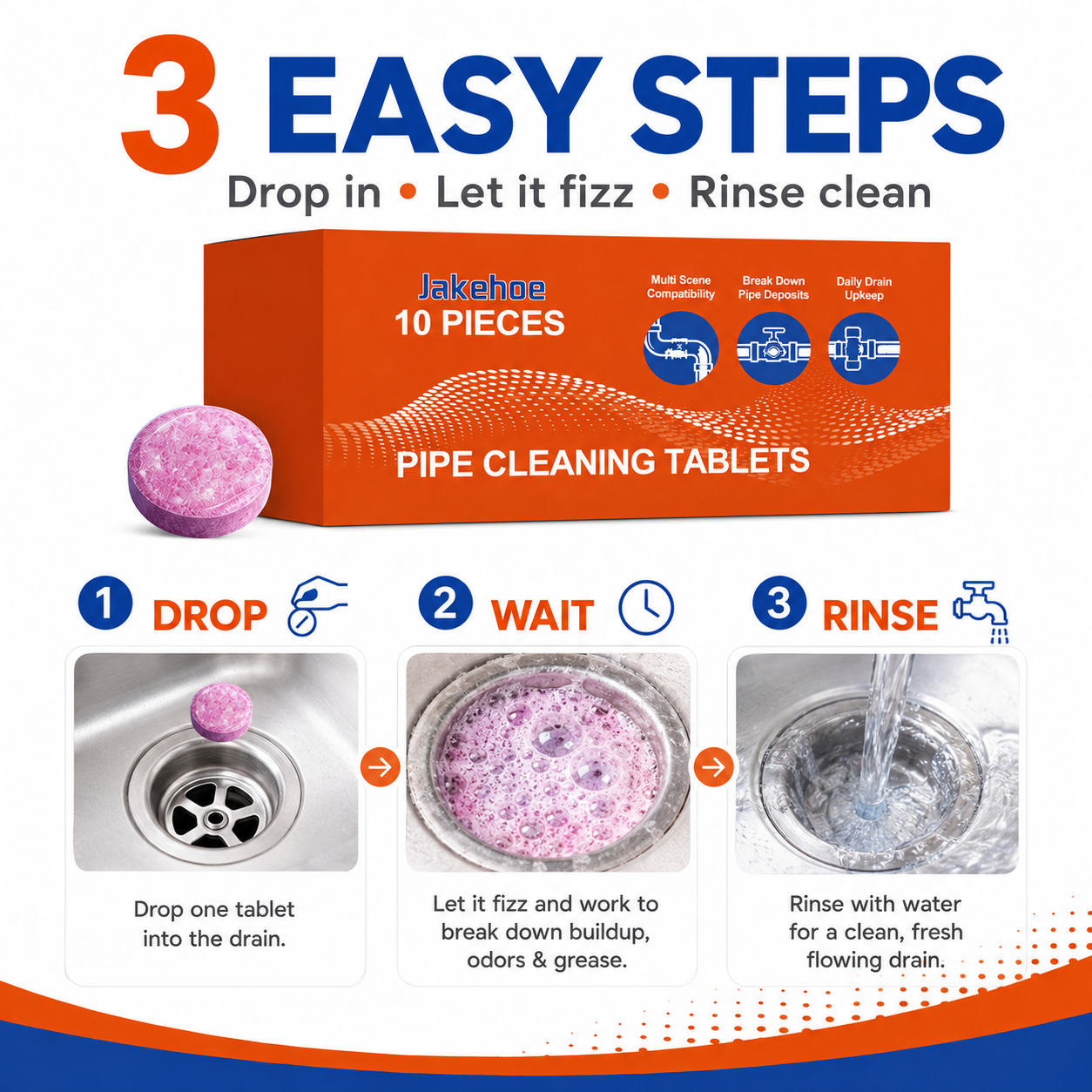 Power-Fizz Pipe Cleaning Tablets - TH