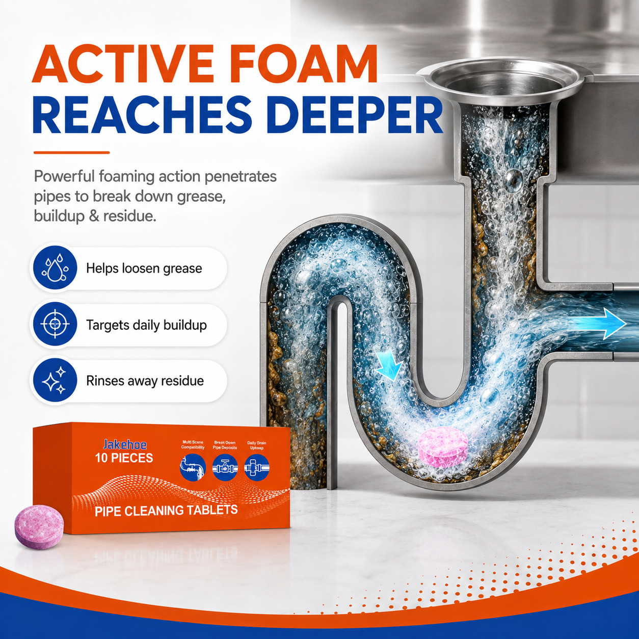 Power-Fizz Pipe Cleaning Tablets - TH