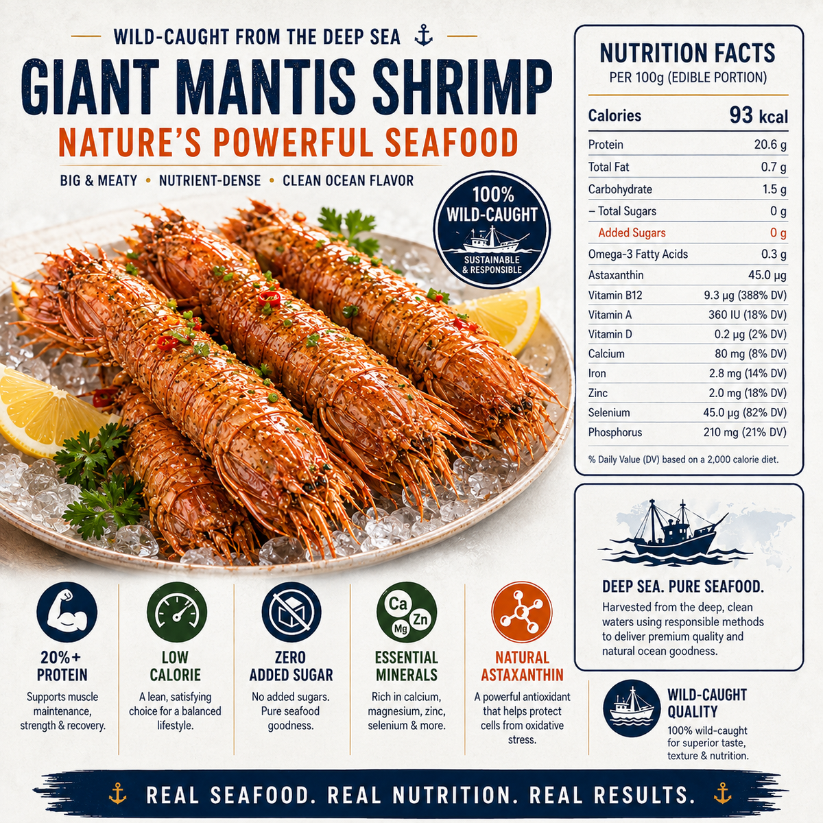 Giant Mantis Shrimp – High-Protein Premium Seafood - TH