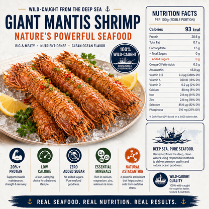 Giant Mantis Shrimp – High-Protein Premium Seafood - TH