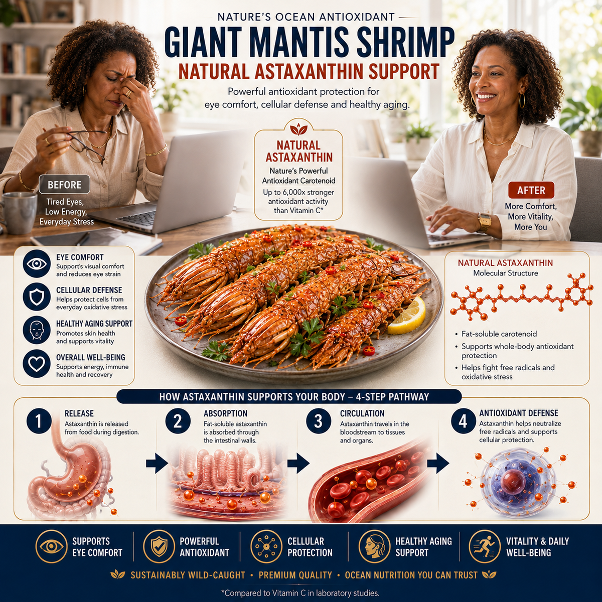Giant Mantis Shrimp – High-Protein Premium Seafood - TH