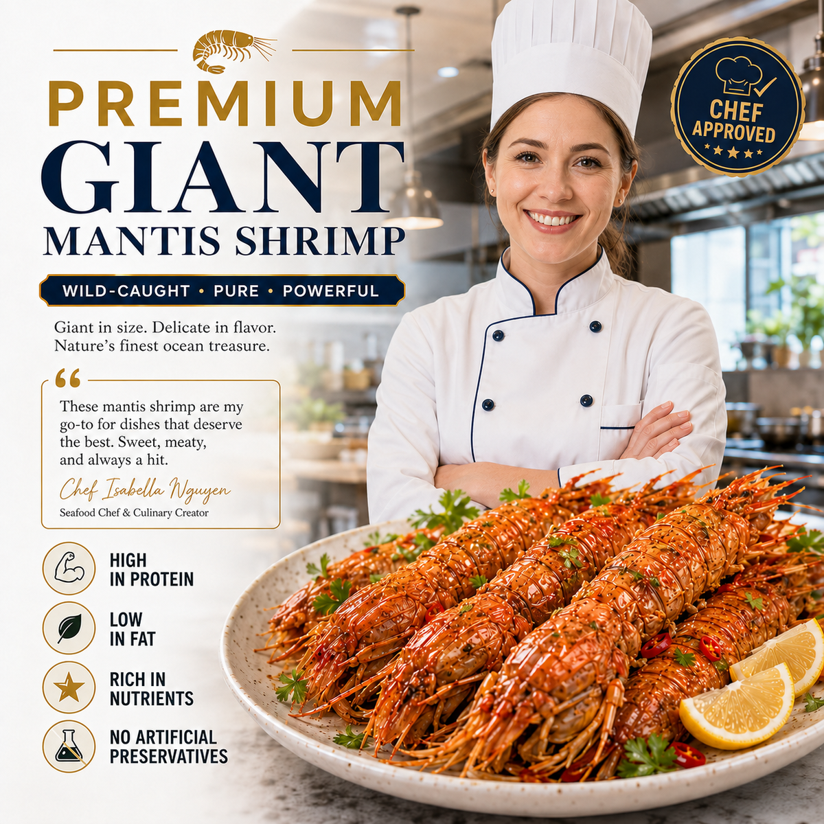Giant Mantis Shrimp – High-Protein Premium Seafood - TH