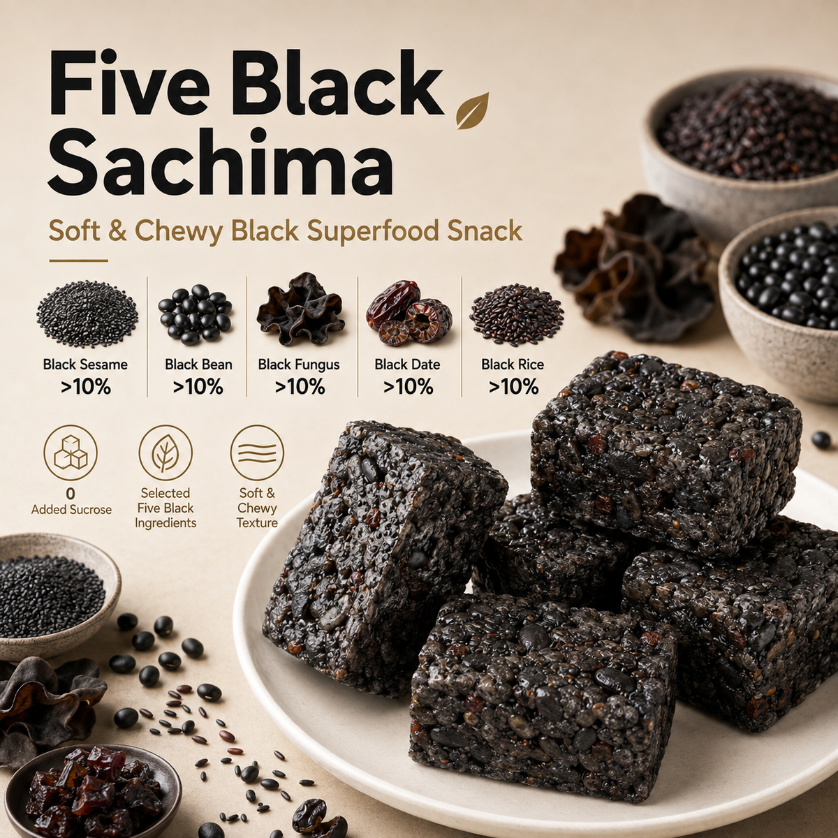 Five Black Sachima - TH