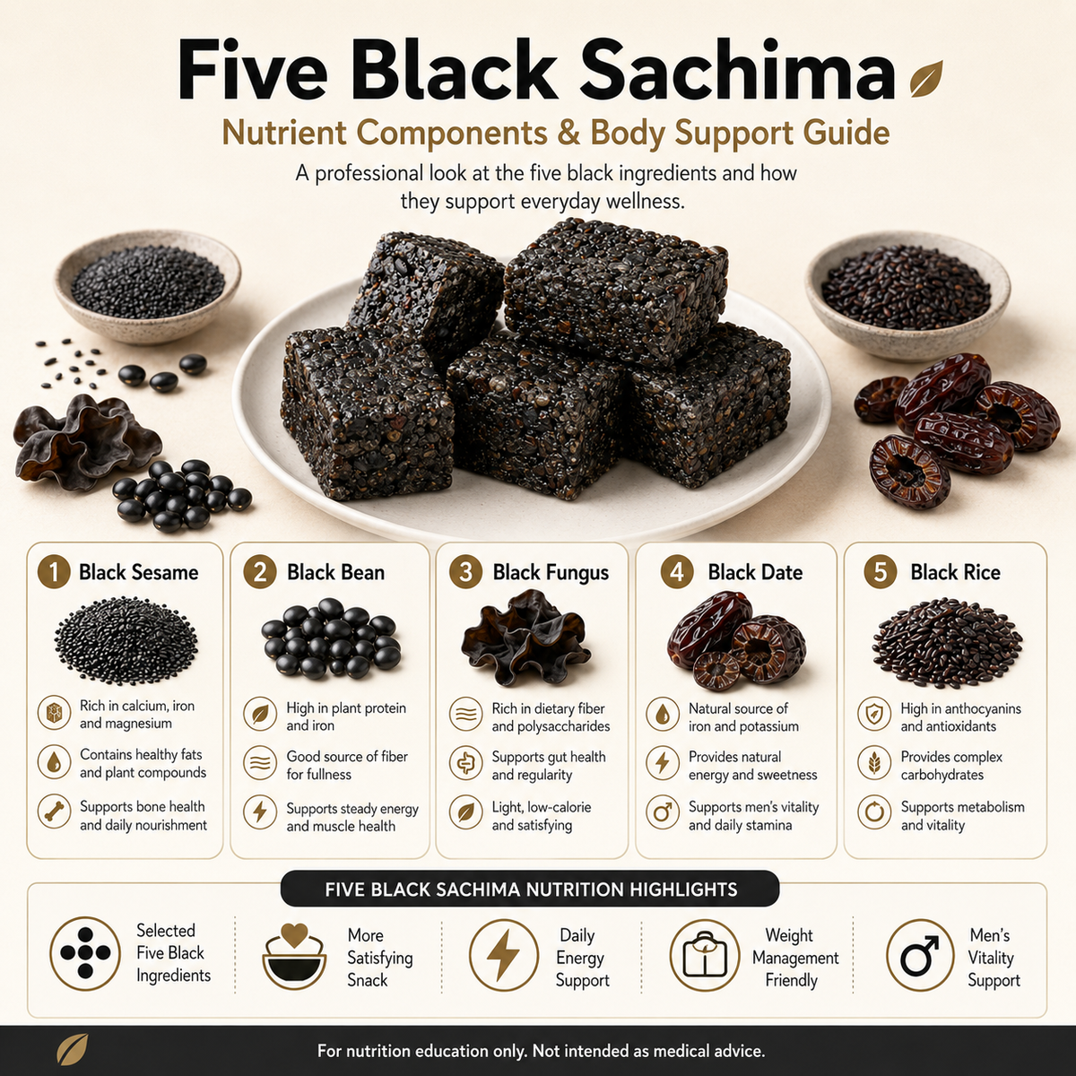 Five Black Sachima - TH