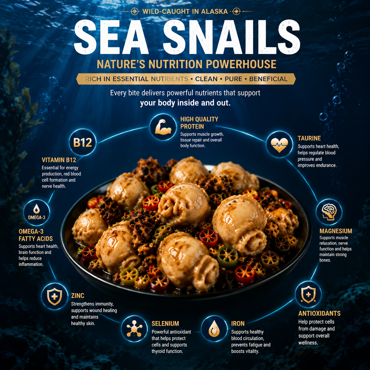 WILD-CAUGHT WHELK MEAT - TH